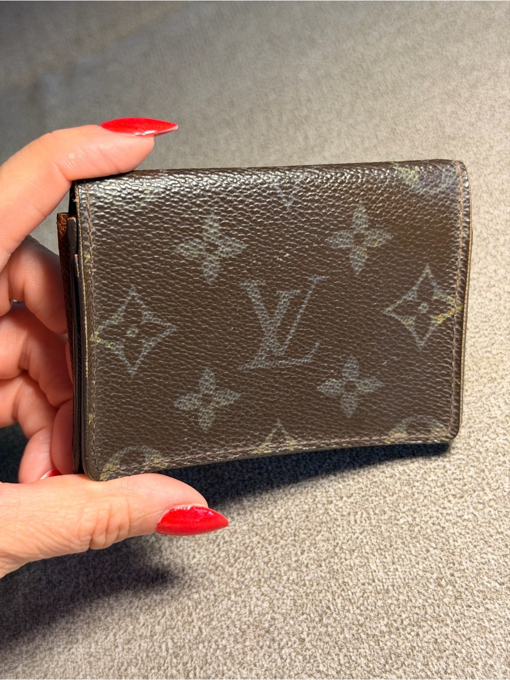 Authentic Louis Vuitton Monogram Vintage Card Holder